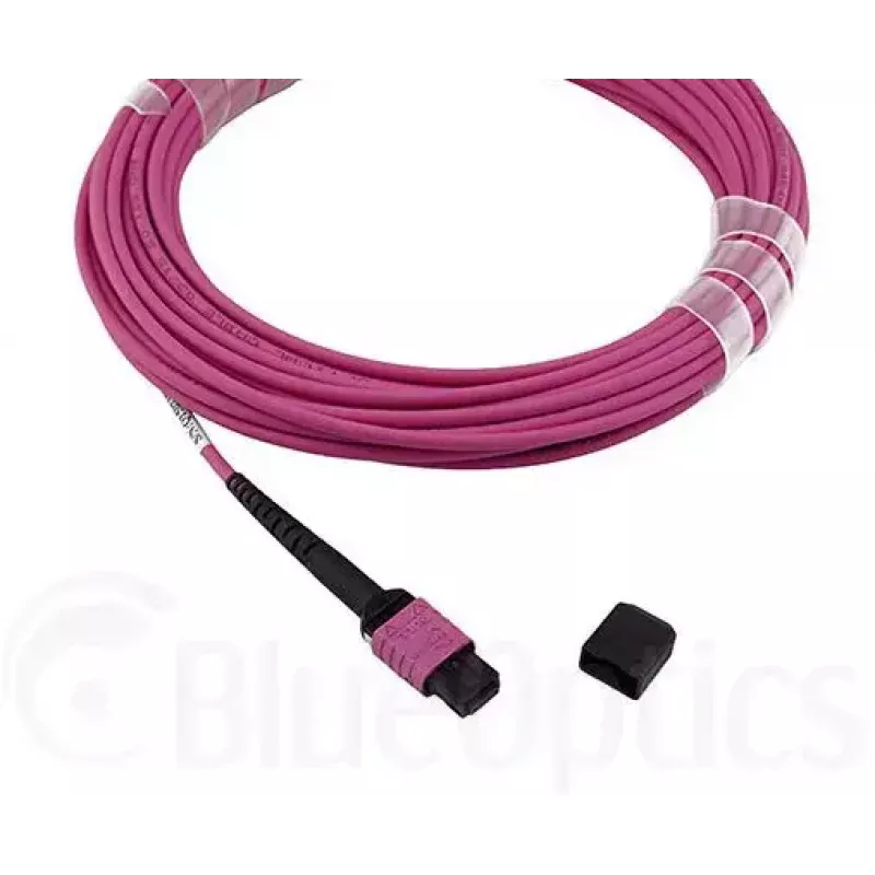 BlueOptics CBL-MPO12-4LC-OM4-15M-BO InfiniBand optiskās šķiedras kabelis MPO 4x LC 15 m