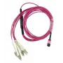 BlueOptics CBL-MPO12-4LC-OM4-15M-BO InfiniBand optiskās šķiedras kabelis MPO 4x LC 15 m