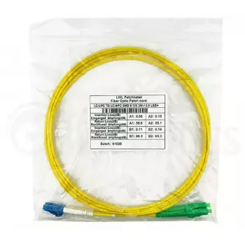BlueOptics SFP3131BU1MS InfiniBand optiskās šķiedras kabelis 1 m LC Dzeltens