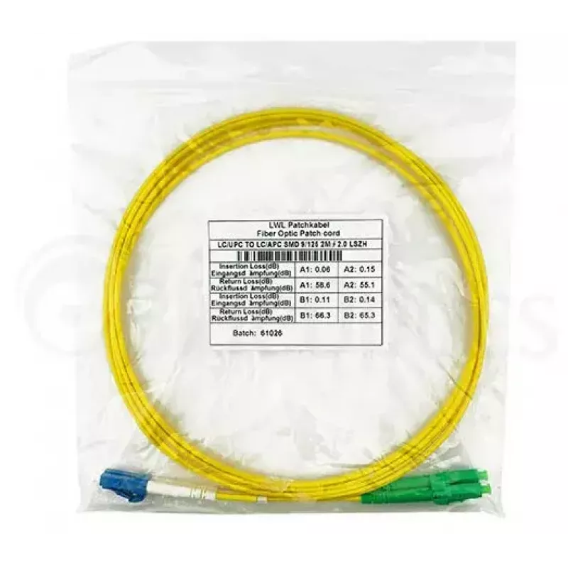 BlueOptics SFP3131BU1MS InfiniBand optiskās šķiedras kabelis 1 m LC Dzeltens