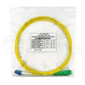 Optiskās šķiedras kabelis BlueOptics SFP3131BU5MS LC G.657.A1 5 m Dzeltens