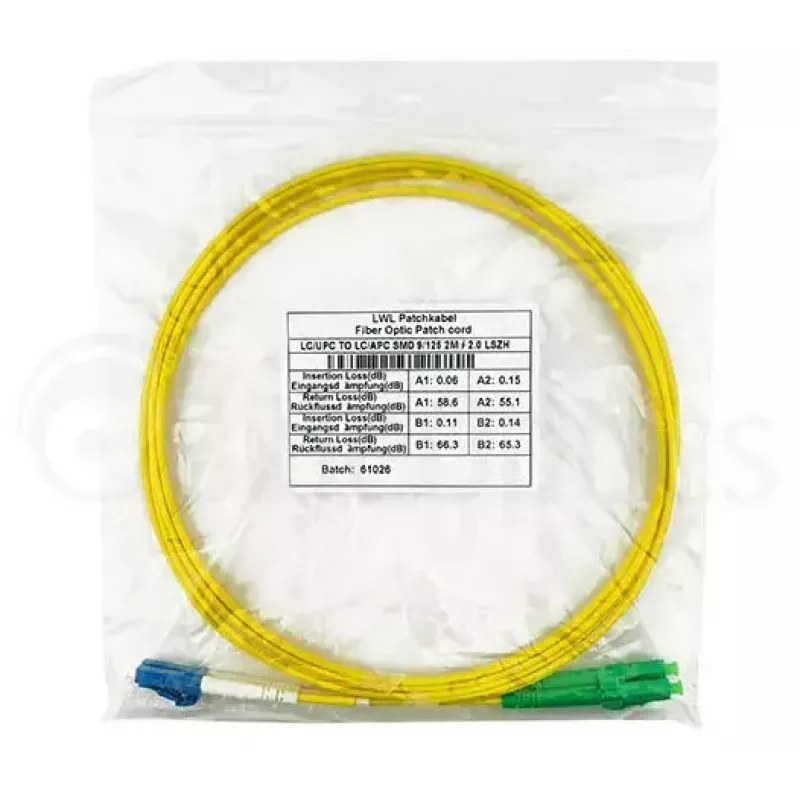 Optiskās šķiedras kabelis BlueOptics SFP3131BU5MS LC G.657.A1 5 m Dzeltens