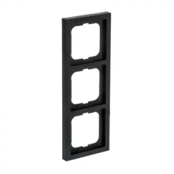Busch-Jaeger elektrības slēdža/vāka panelis 1723-885K melns, termoplasts, bezskrūvju, 80×222×11 mm