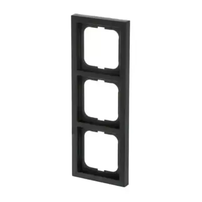 Busch-Jaeger elektrības slēdža/vāka panelis 1723-885K melns, termoplasts, bezskrūvju, 80×222×11 mm