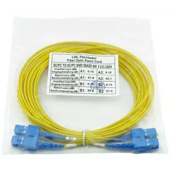Optiskās šķiedras kabelis BlueOptics CAB-SMF-SC-SC-1 1 m SC SC G.657.A1