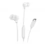 Motorola EARBUDS3CSbalta austiņas/headset Vadu Ievietojamās Zvanu/Mūzikas atskaņošana USB Type-C Balts