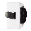 Kontaktligzda USB C Kindermann 7464000620 Melns Balts