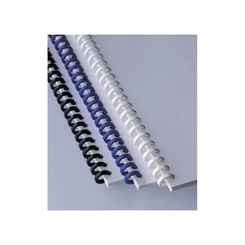 GBC ClickBind mugurkauls A4 34R 8mm, melns, 45 loksnes, plastmasa, A4, 8 mm, 280 g