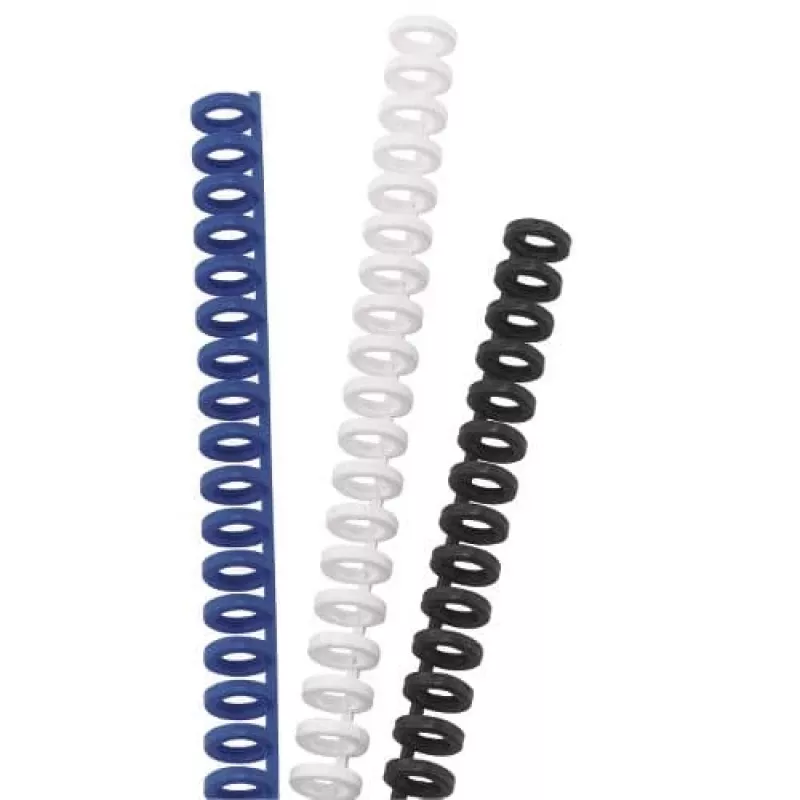 GBC ClickBind mugurkauls A4 34R 8mm, melns, 45 loksnes, plastmasa, A4, 8 mm, 280 g