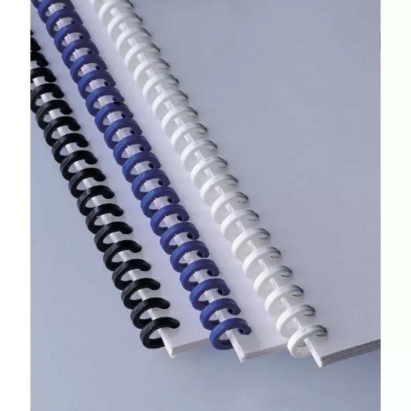 GBC ClickBind mugurkauls A4 34R 8mm, melns, 45 loksnes, plastmasa, A4, 8 mm, 280 g