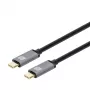 Techly USB 3.2 Gen 2 USB-C M/M kabelis 1m Melns, 1 m, USB B, USB C, USB 3.2 Gen 1 (3.1 Gen 1), 10 Gbit/s, Melns