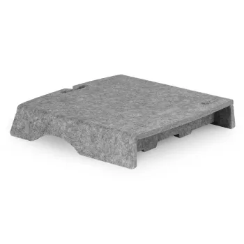 BakkerElkhuizen Q-Riser 50 Circular 76.2 cm Galda statīvs Pelēks