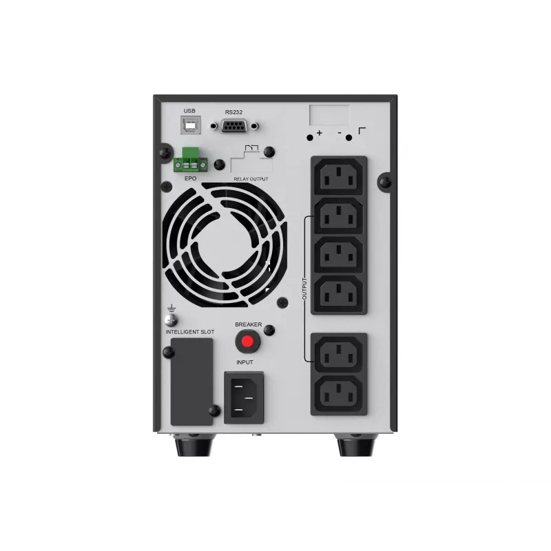 Conceptronic ZEUS52E2K 2000VA 1800W Online Tower UPS, IEC, Divkāršā pārveide (Online), 2 kVA, 1800 W, Sinusoidāls, 220 V, 240 V
