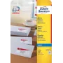 Pašlīmējošā etiķete Avery J4791-25 Noapaļotais taisnstūris