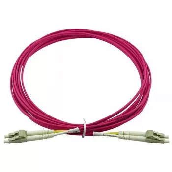 Optiskās šķiedras kabelis BlueOptics SFP3131FU1.5MK LC OM4 1,5 m, rozā