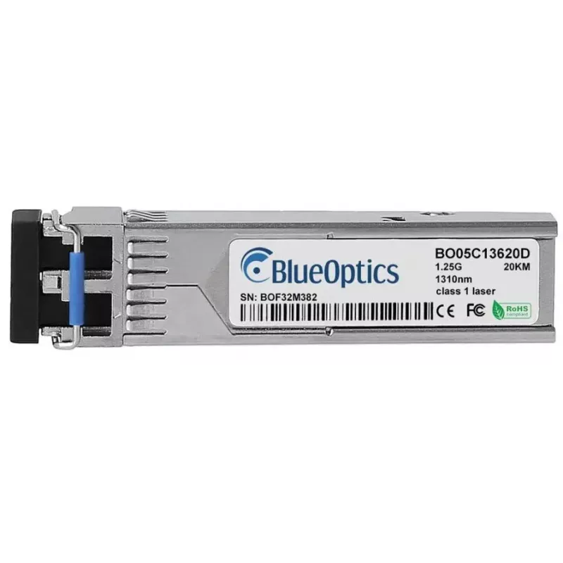 BlueOptics OM-SFP-GIGABIT-SINGLE-MODE-20-BO optisko šķiedru raiduztvērēja modulis 20000m
