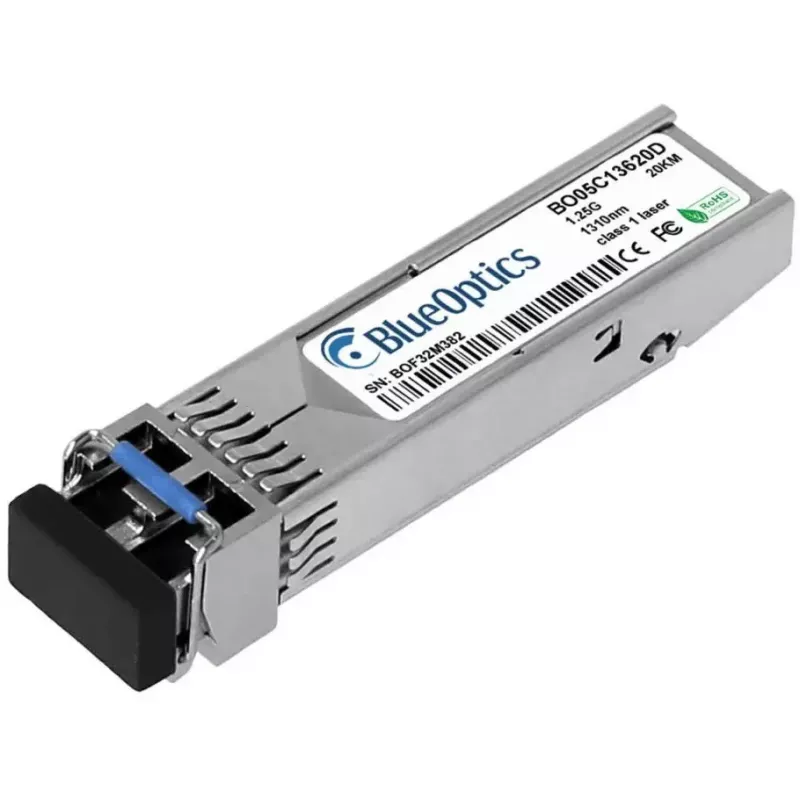 BlueOptics OM-SFP-GIGABIT-SINGLE-MODE-20-BO optisko šķiedru raiduztvērēja modulis 20000m