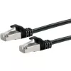 Tīkla kabelis Schwaiger CKB6025 053 RJ-45 Cat6 2,5 m Melns