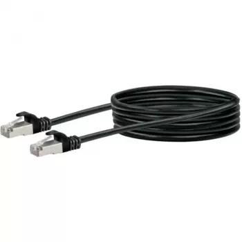 Tīkla kabelis Schwaiger CKB6025 053 RJ-45 Cat6 2,5 m Melns