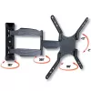 Techly 23-55 Ultra plāns Full Motion LCD TV Wall Mount Bracket Melns” ICA-PLB 171M