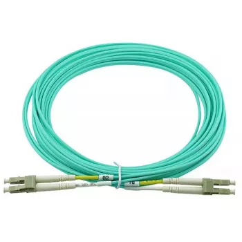 Optiskās šķiedras kabelis BlueOptics AJ834A-BO 1m 2x LC OM3 Pilnais duplekss