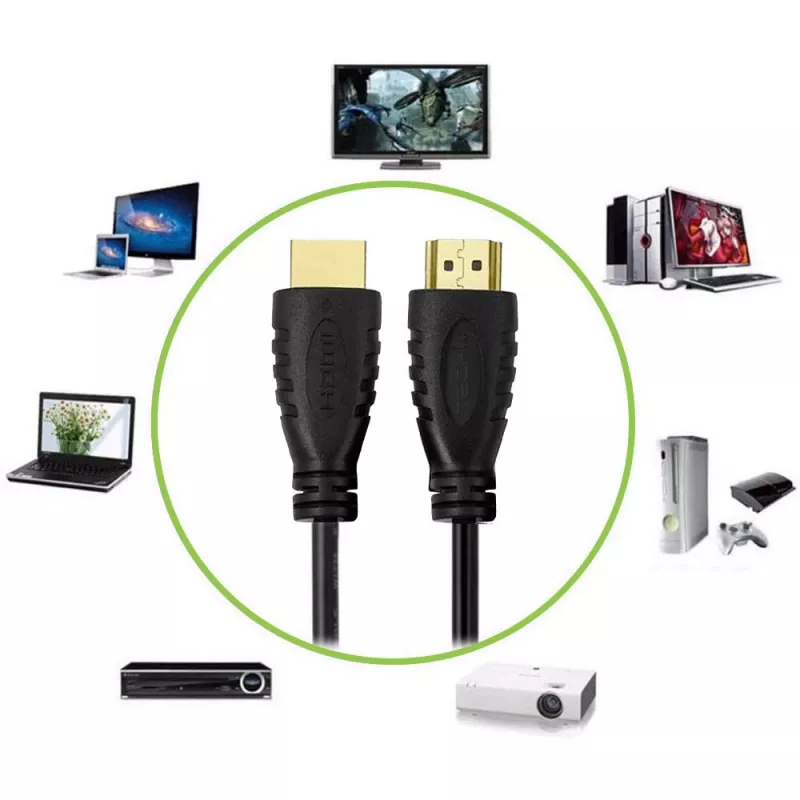 Techly HDMI 2.0 kabelis A/A V/V 0,5m Melns ICOC HDMI2-4-005