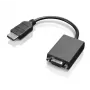 Monitora adapteris Lenovo 03X6574 — saderīgs adapteris Lenovo ierīcēm, displeja savienojuma piederums