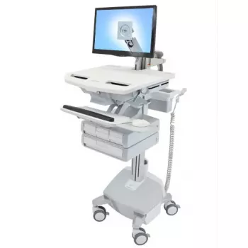 Multivides ratiņi Ergotron StyleView Alumīnija pelēks balts