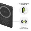 dbramante1928 re-charge - ārējais akumulators 5K bezvadu - pelēks, 5000 mAh, bezvadu uzlāde, 3,87 V, pelēks