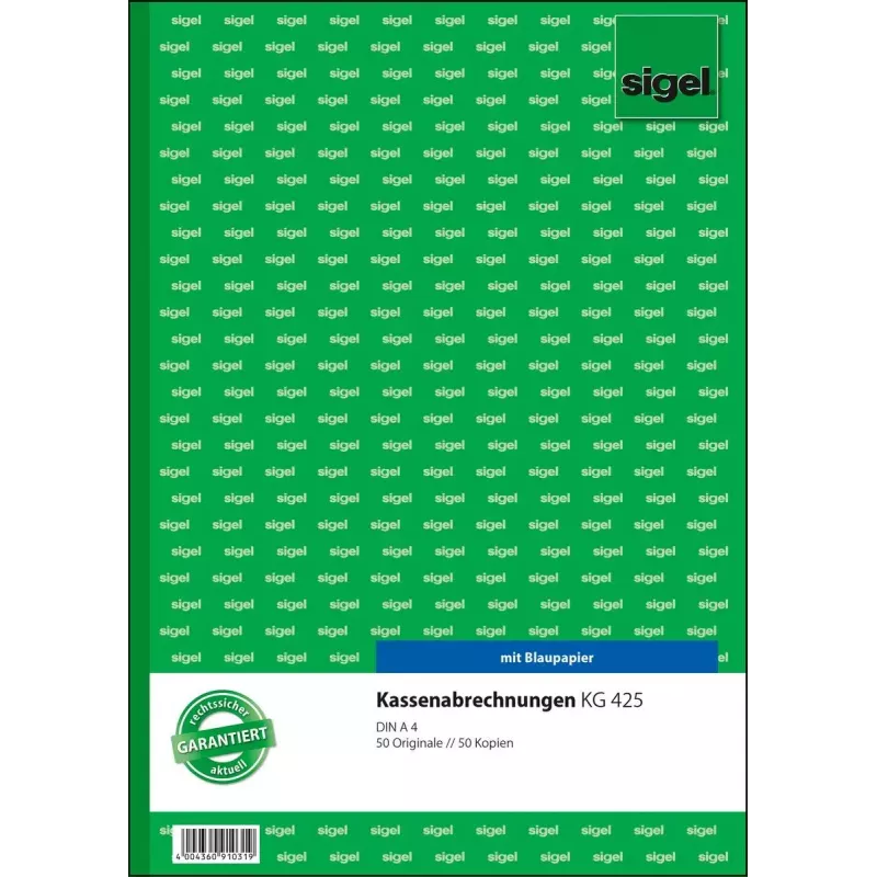 Grāmatvedības papīrs Sigel KG425