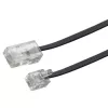 Tīkla kabelis Schwaiger 6.0m RJ-11 - RJ-45 6m Melns