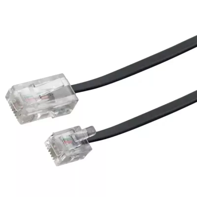 Tīkla kabelis Schwaiger 6.0m RJ-11 - RJ-45 6m Melns