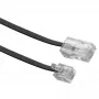 Tīkla kabelis Schwaiger 6.0m RJ-11 - RJ-45 6m Melns