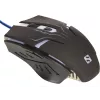 Sandberg Eliminator pele, labās rokas, USB Type-A, 2400 DPI, melna