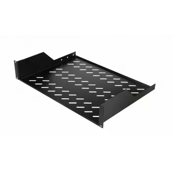Rack shelf Equip Fixed Shelf 19' 2U 800MM Melns