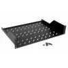 Rack shelf Equip Fixed Shelf 19' 2U 800MM Melns