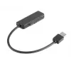 Kabeļa savienotāju adapteris USB 3.1 A SATA melns Akasa AK-AU3-07BK