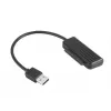 Kabeļa savienotāju adapteris USB 3.1 A SATA melns Akasa AK-AU3-07BK