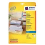 Printeru etiķetes Avery J8177-25 Balts