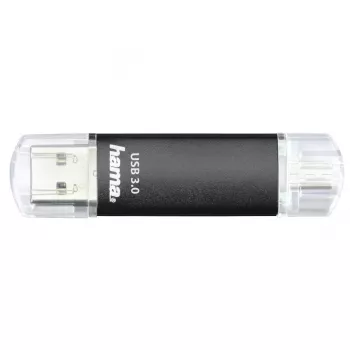 Hama Laeta Twin USB zibatmiņas disks 256 GB USB Type-A / Micro-USB 3.2 Gen 1 (3.1 Gen 1) Melns