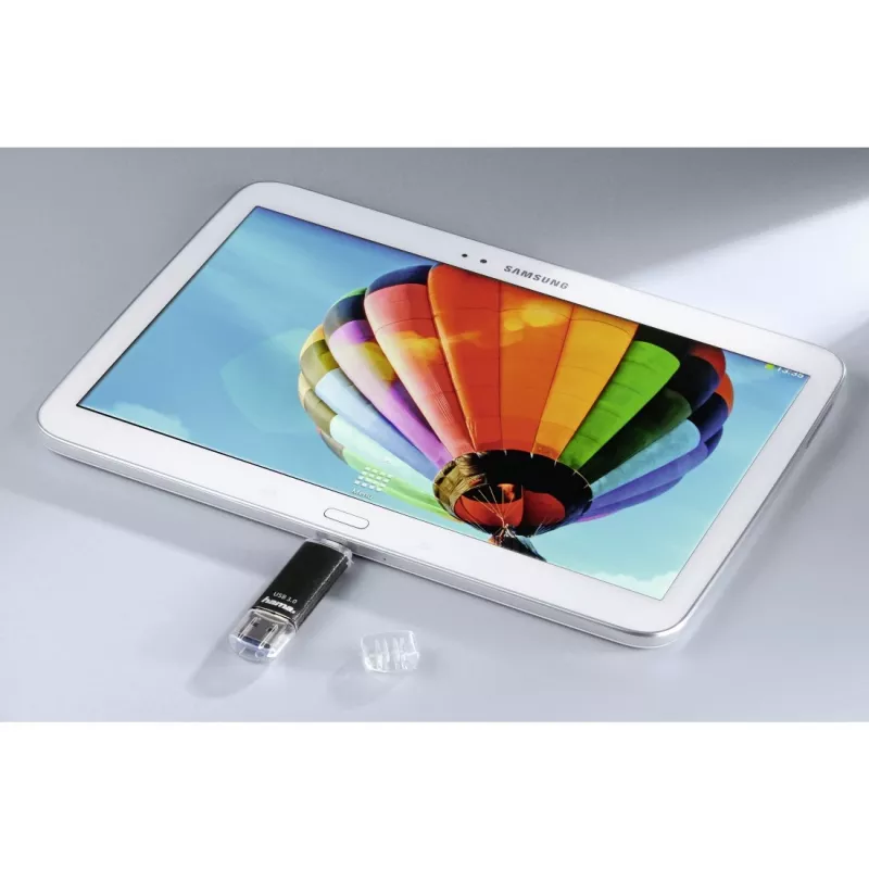 Hama Laeta Twin USB zibatmiņas disks 256 GB USB Type-A / Micro-USB 3.2 Gen 1 (3.1 Gen 1) Melns