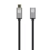 Techly USB 3.2 Gen 2 USB-C vīrišķais/sievišķais kabelis 1m Melns