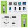 Techly USB 3.2 Gen 2 USB-C vīrišķais/sievišķais kabelis 1m Melns