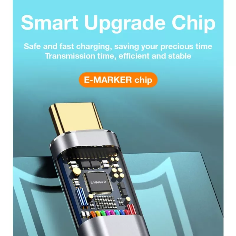 Techly USB 3.2 Gen 2 USB-C vīrišķais/sievišķais kabelis 1m Melns