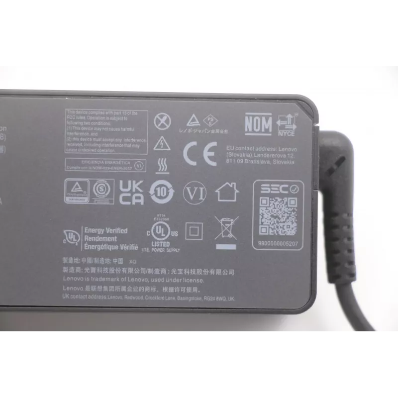 Lenovo 5A10W86253 strāvas adapteris/barošanas bloks Iekštelpām 65 W Melns