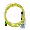 BlueOptics CBL-MPO12-4LC-SMF-1M InfiniBand optiskās šķiedras kabelis MPO 4x LC 1m