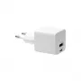 EU sienas lādētājs d bramante re-charge Pro — USB‑C 25W + USB‑A 18W, 110–240V, Iekštelpām, Balts