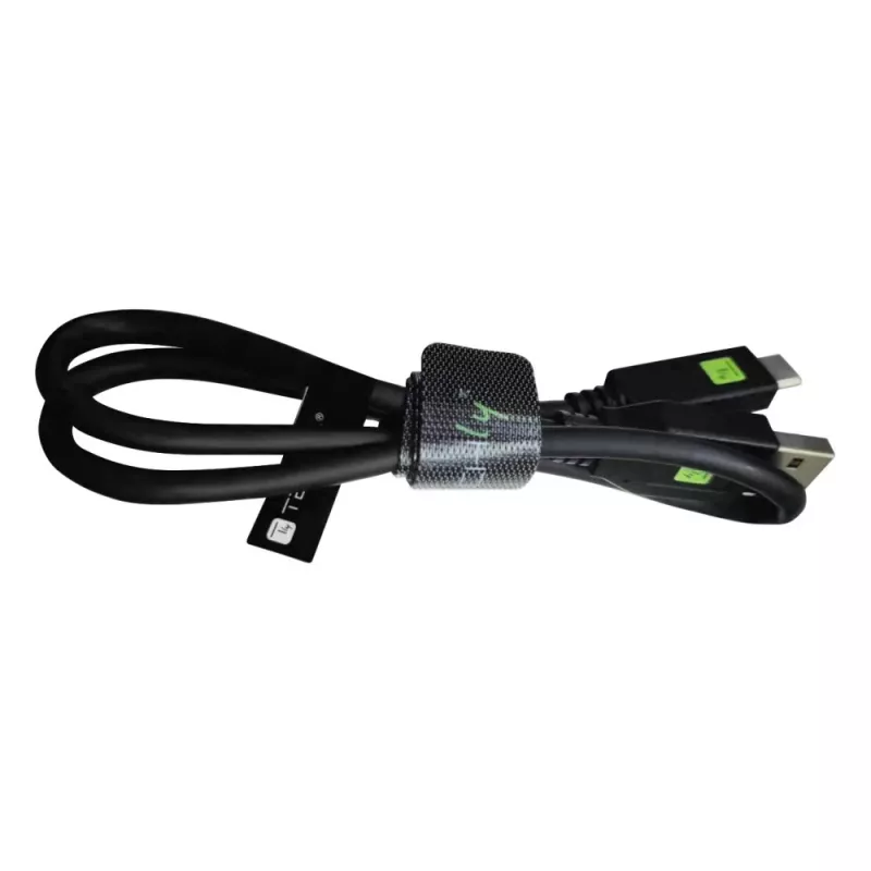 Techly ICOC MUSB31-CMAM05T USB kabelis USB 3.2 Gen 1 (3.1 Gen 1) 0,5 m USB A USB C Melns