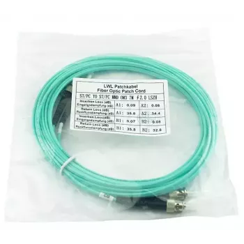 BlueOptics SFP3333EU1MK InfiniBand optiskās šķiedras kabelis 1 m ST Ūdens krāsa