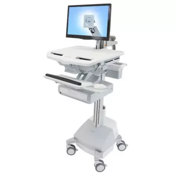 Multimediju ratiņi Ergotron StyleView Alumīnija pelēks Balts